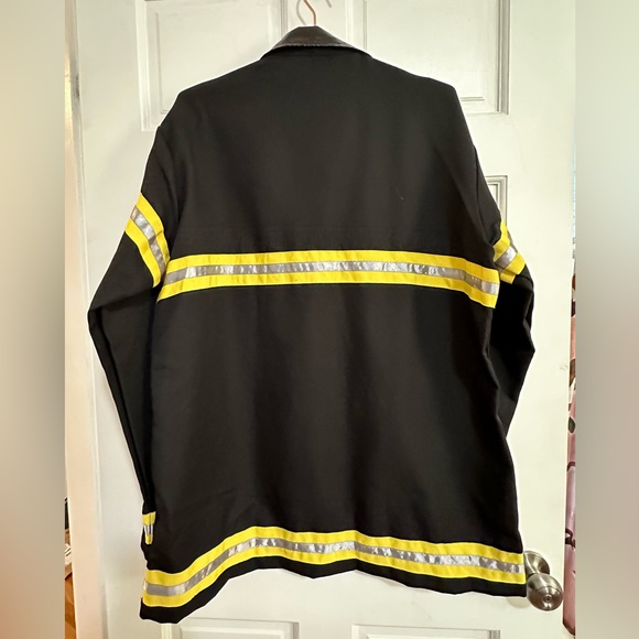 {NYC ABRACADABRA} Black Firefighter Suit Adult Costume size Large 👨‍🚒🚒 - Picture 8 of 16